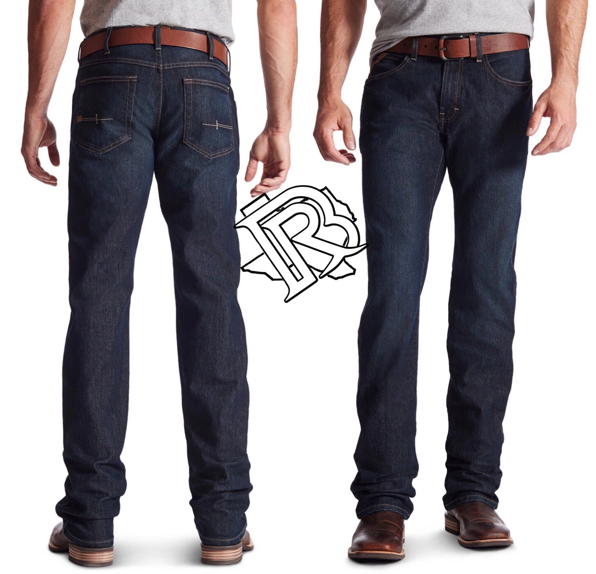 Ariat Men's Rebar M5 Slim Straight Leg Jeans 10016223