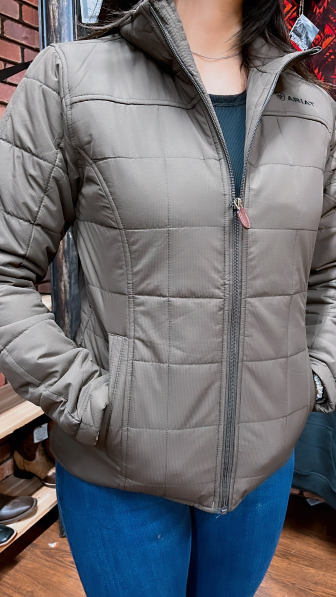 “ Elsie “ | WOMEN ARIAT JACKET BROWN 10041583