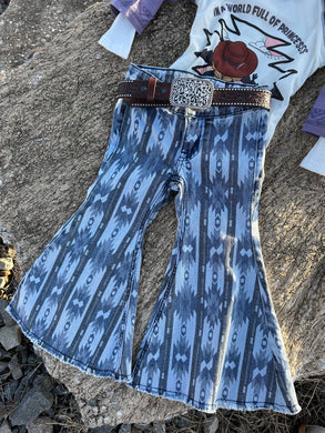 ROCK&ROLL GIRLS DENIM BELL BOTTOMS JEANS