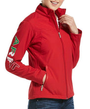 Load image into Gallery viewer, “ Violet “ | WOMEN ARIAT JACKET RED SOFT SHELL JACKET 10033526