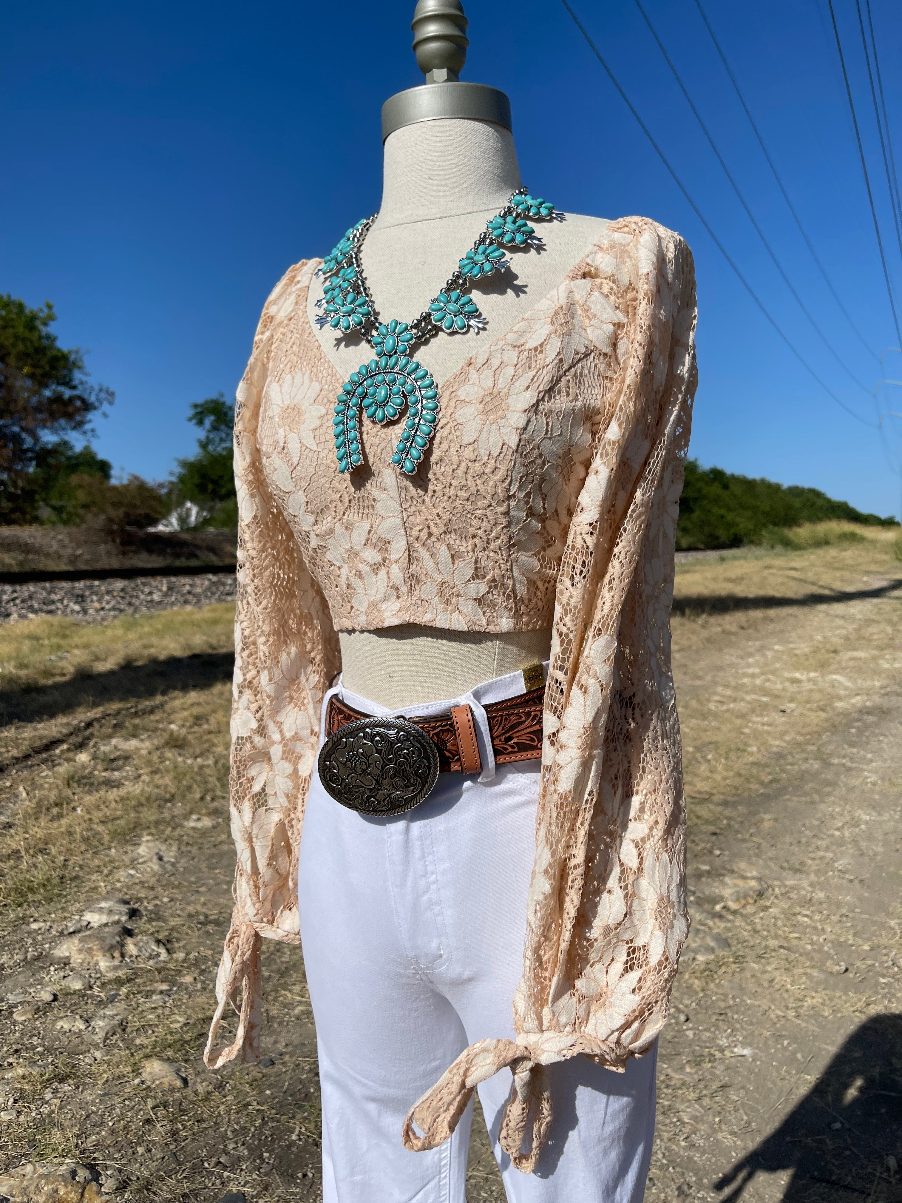 KIMMY TAUPE TOP