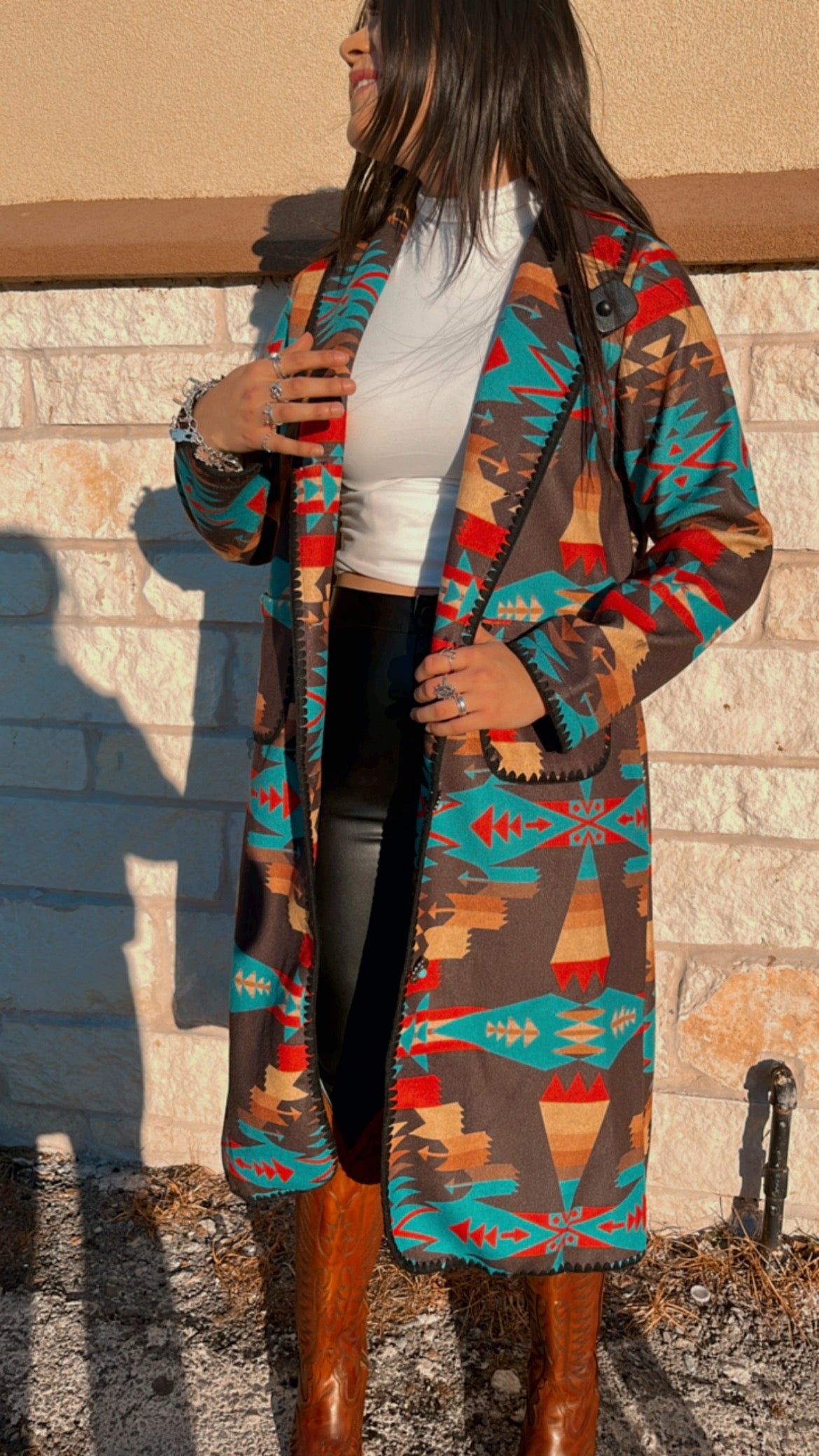 Turquoise coat