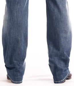 Double Barrel Straight Leg Reflex Jeans in Medium Wash Style Number M1R2396 ROCK & ROLL DENIM