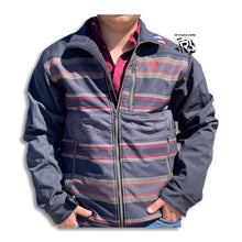 Load image into Gallery viewer, “ Dan  “ | MEN CINCH BLACK RED AZTEC CONCEAL CARRY  JACKET MWJ1538002