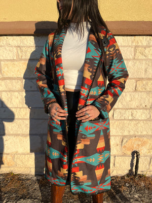 Turquoise coat