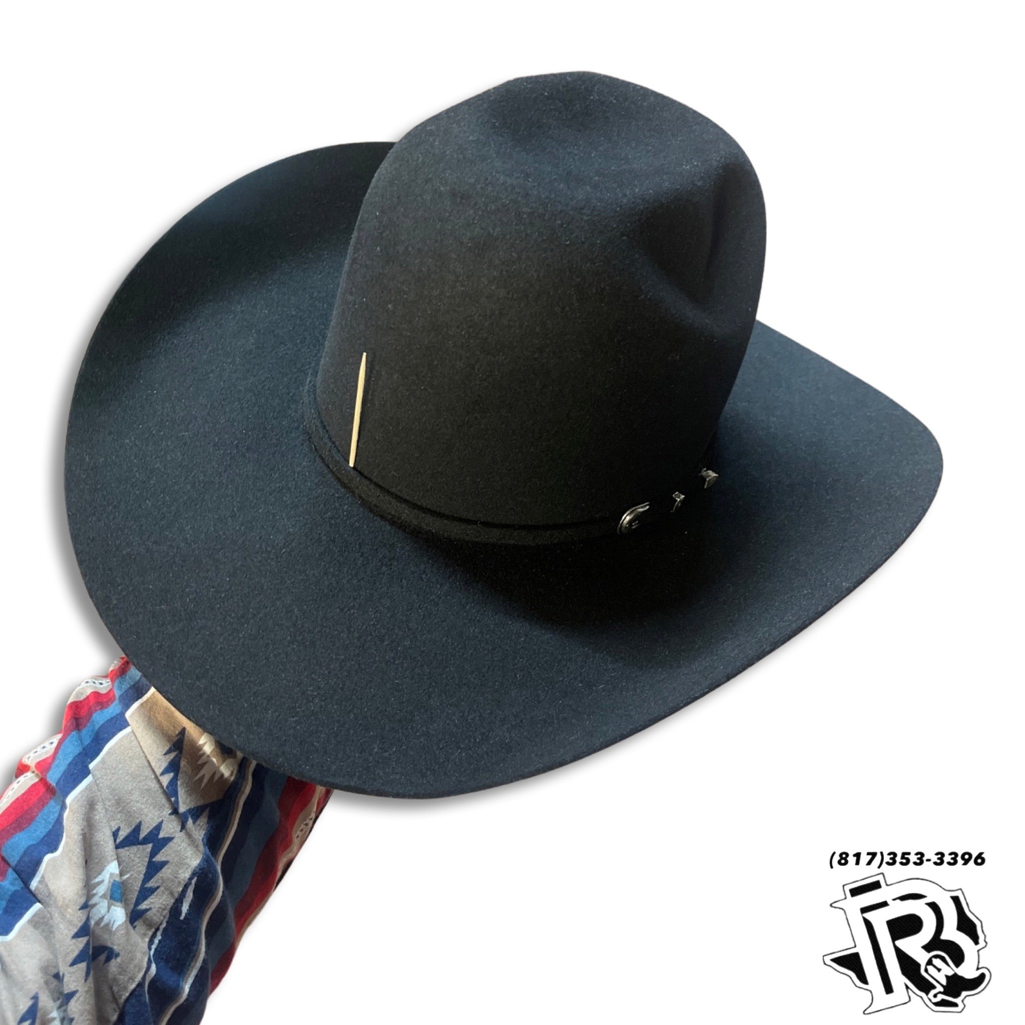 Rodeo King Black Felt Cowboy Hat (5 Brim) – Heck Of A Lope