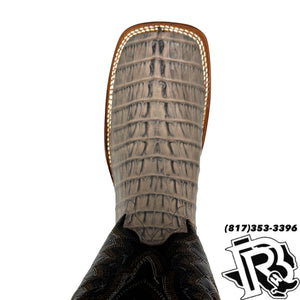 CAIMAN TAIL CIGAR | MENS SQUARE TOE BOOTS ORIGNAL CAIMAN