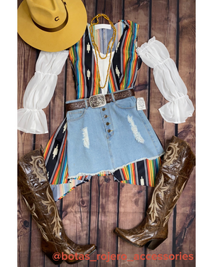 Serape duster