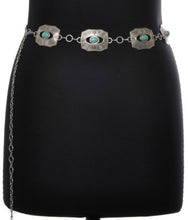 Load image into Gallery viewer, SILVER WESTERN CHAIN BELT