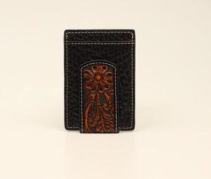 Nocona Mens Wallet  Card Case Money Clip N500004601