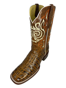 BOTAS ROJERO: CAIMAN TAIL Print Tan MOH279