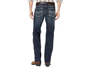 Rock and Roll Denim, Men's Revolver Slim Straight Jeans, Dark Wash M1R3406