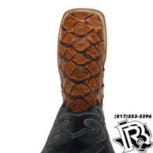 Load image into Gallery viewer, ORIGNAL FISH COGNAC | MENS SQUARE TOE BOOTS