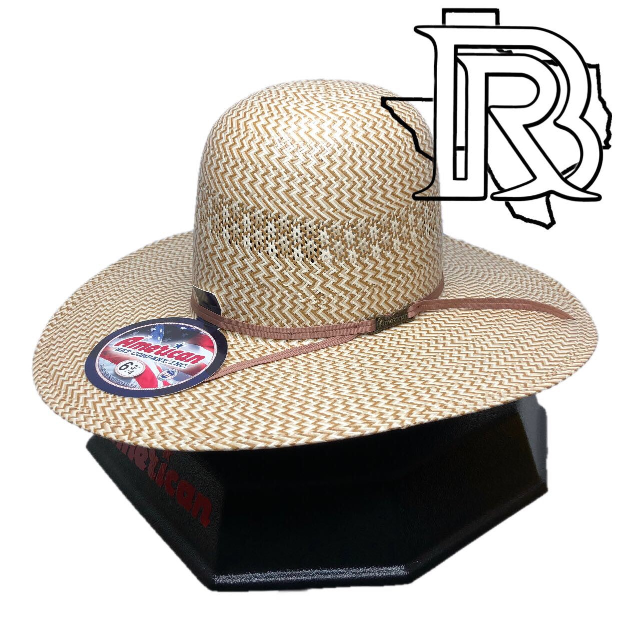 “ 5525 “ | AMERICAN HAT COWBOY STRAW HAT 5525 4 1/4’’
