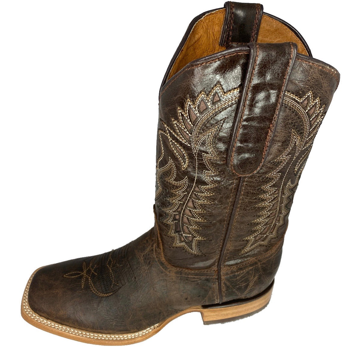 SQUARE TOE CEDRO TABACO BOOT
