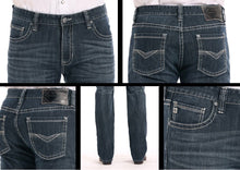 Load image into Gallery viewer, ROCK &amp; ROLL COWBOY MEN&#39;S REFLEX REVOLVER DARK WASH SLIM STRAIGHT LEG