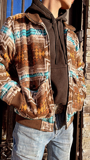“ Anthony “ | ROCK&ROLL Cotton Aztec Bomber Coat RRMO92RZX5