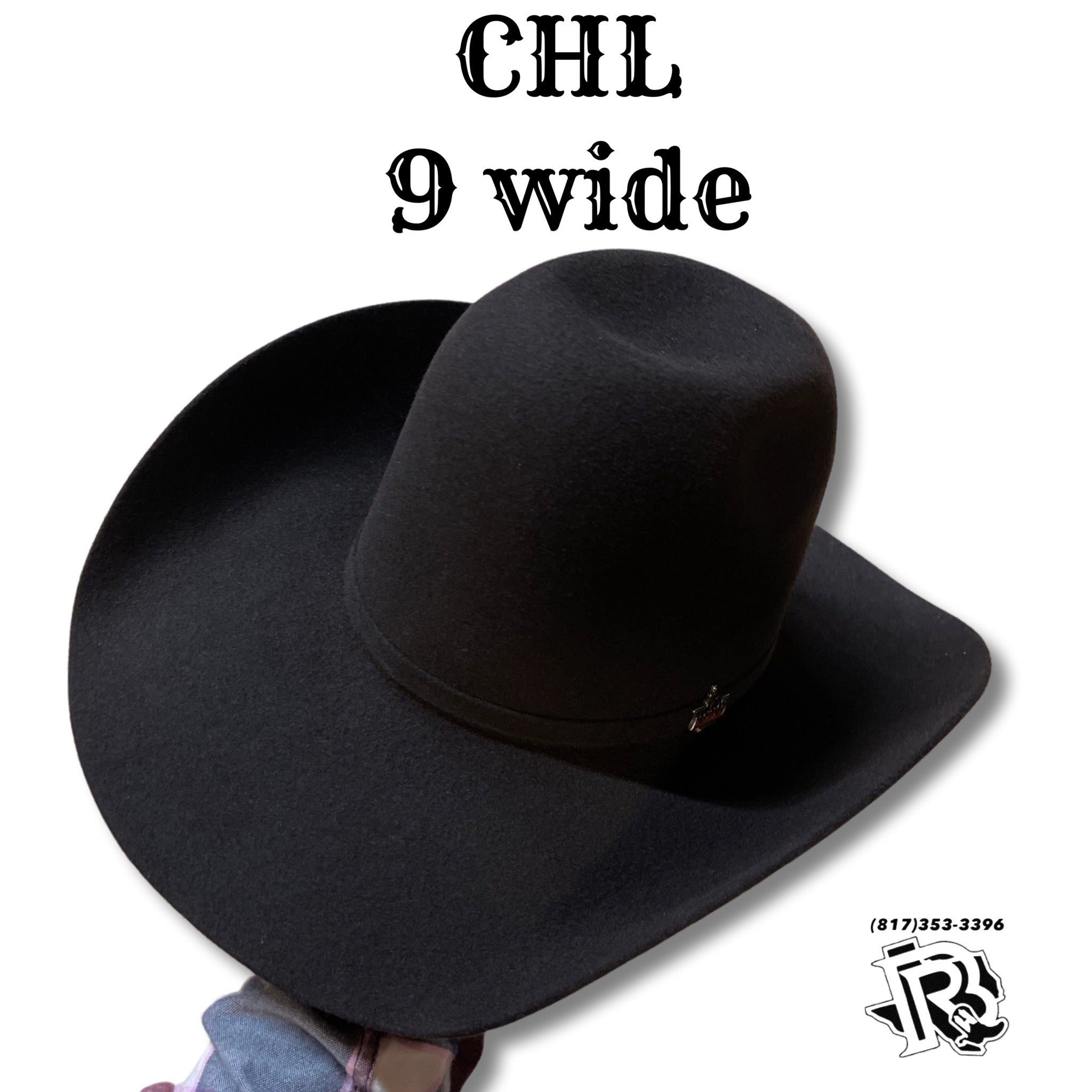 “ Eric “ | MEN WOOL COWBOY HAT CHOCOLATE OPEN CROWN