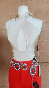 BETH CREAM TOP