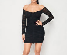 Load image into Gallery viewer, ELSY DRESS (BLACK)