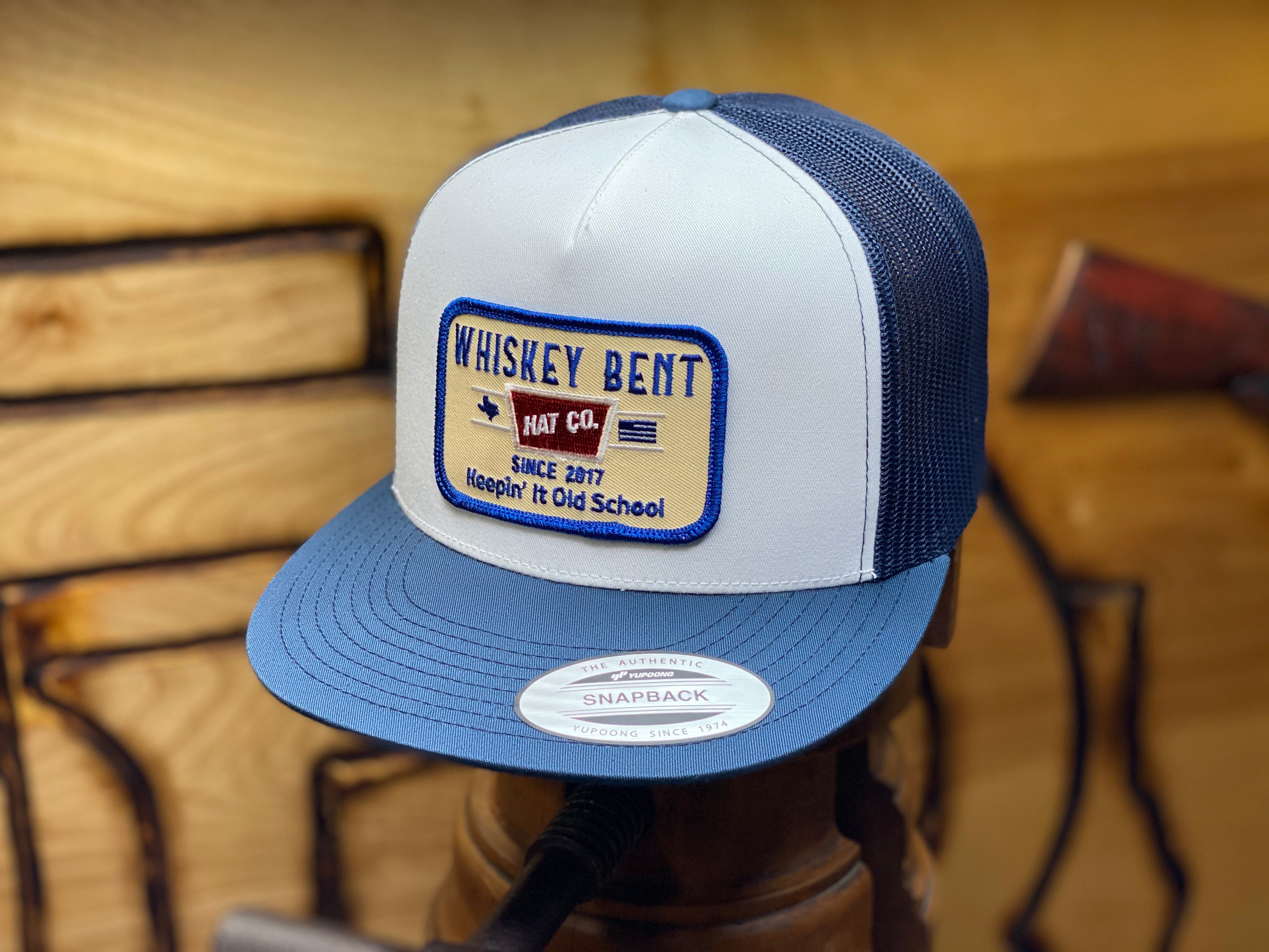 WHISKEY BENT HAT CO : BREWSKI NAVY WHITE