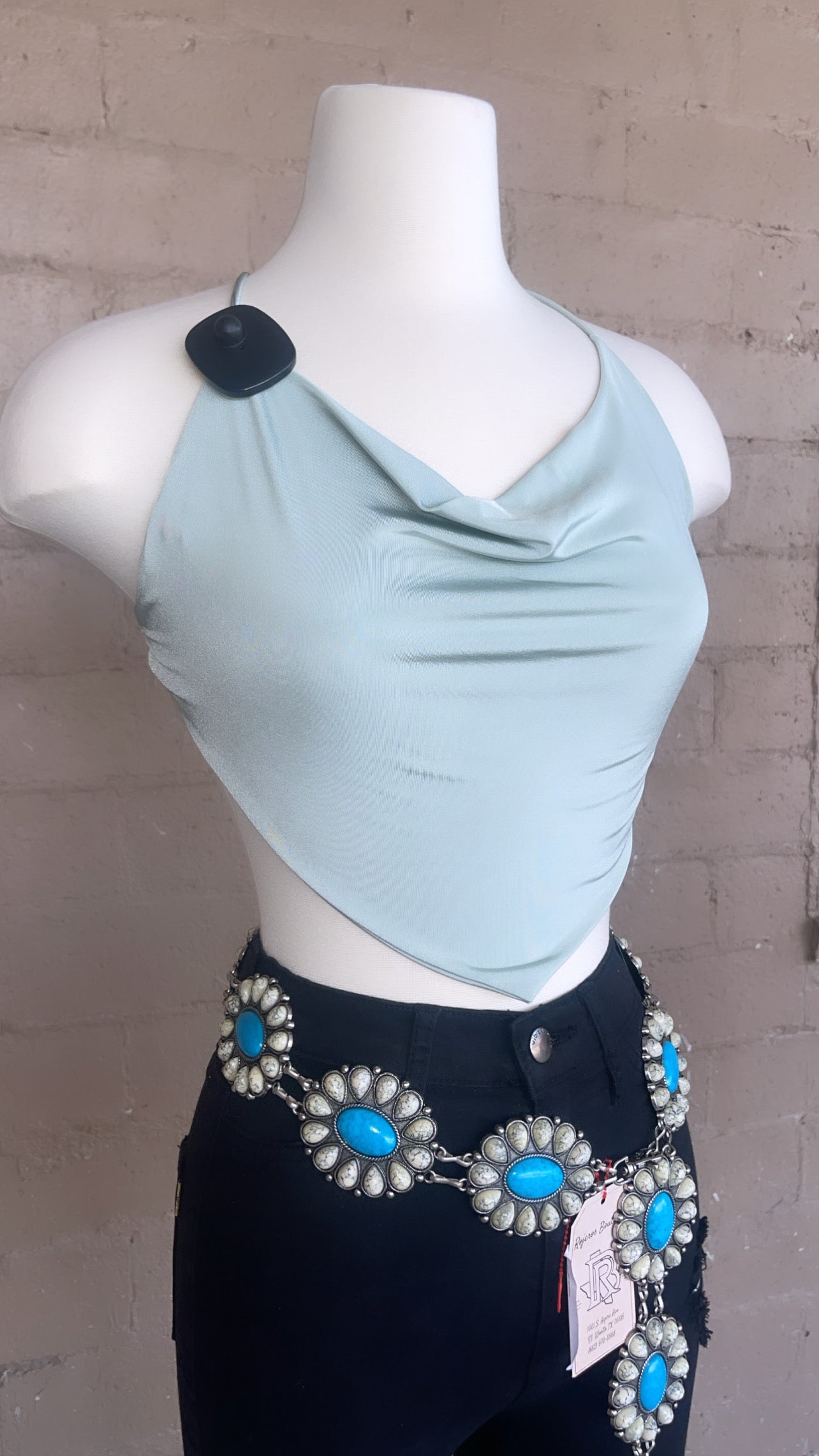 SOPHIA SAGE GREEN TOP