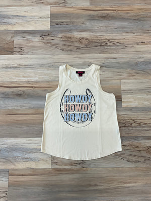 Womens howdy tank natural panhandle | RRWT20R16H