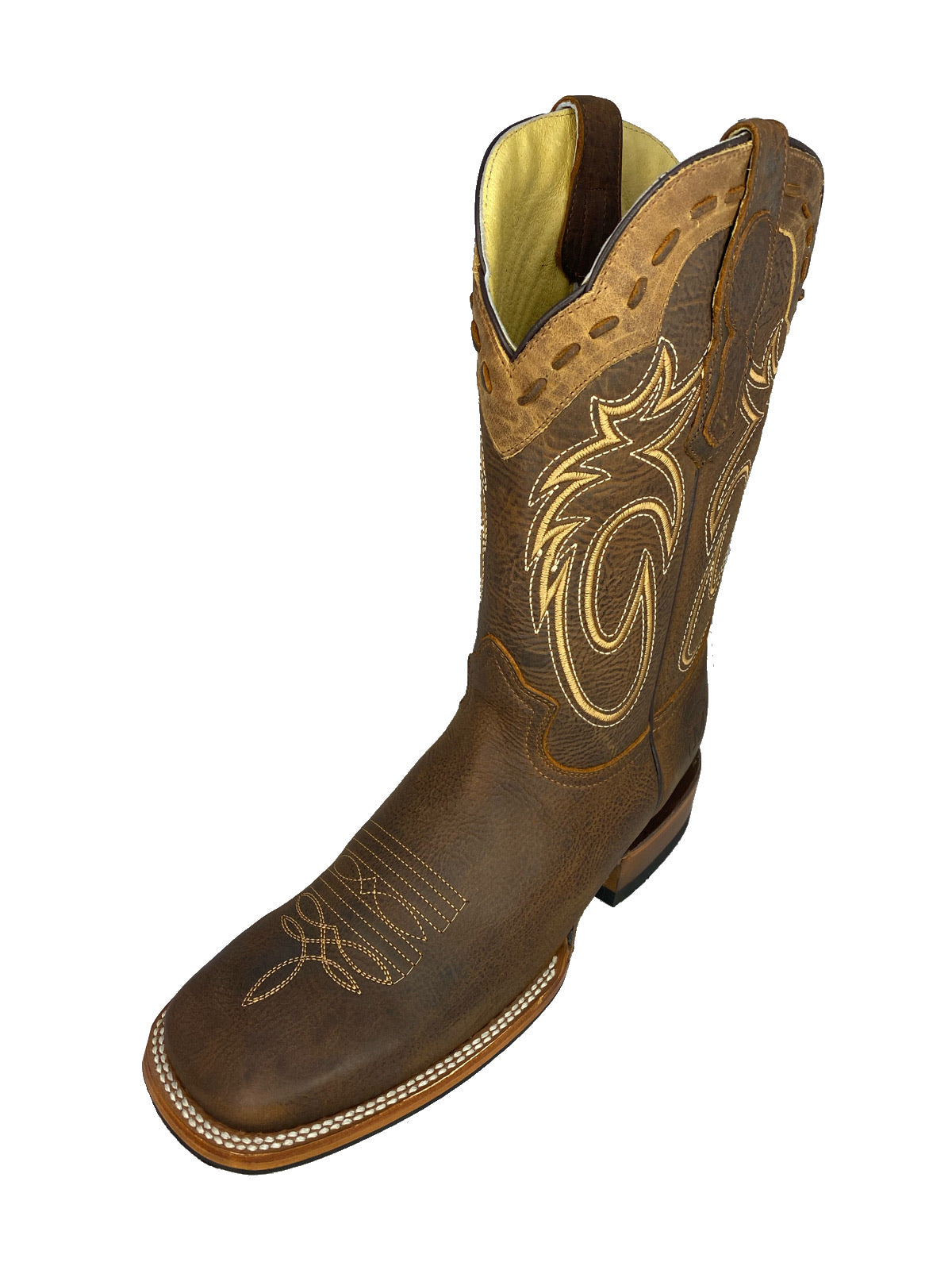 SQUARE TOE BOOT ALASKA TAN MOH249