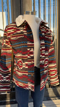 Load image into Gallery viewer, “ Zara “ | WOMEN CINCH GRIZZLY JACKET MAROON AZTEC MAJ9878005