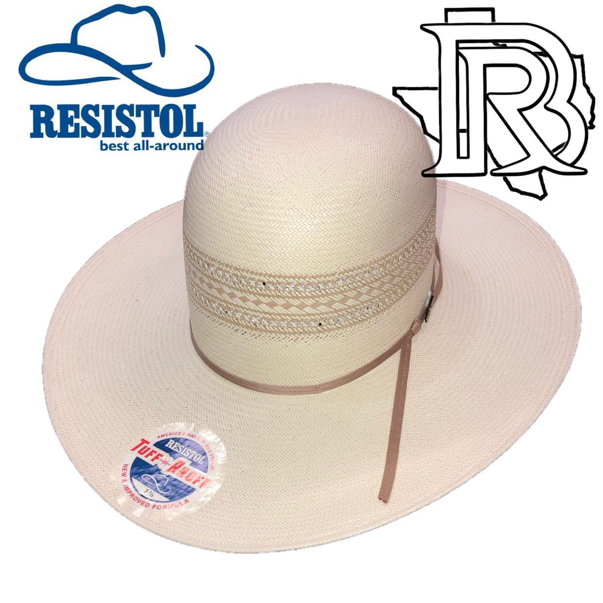 RESISTOL POINT RIDER: Straw Hat 4 1/4
