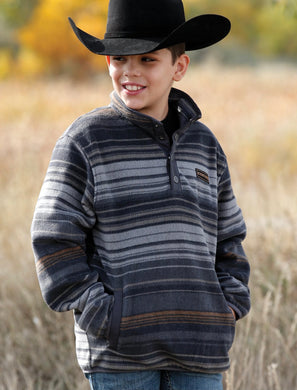 KID’S CINCH PULLOVER SWEATER CHARCOAL (MWK7590006)