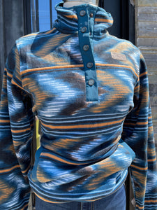 “ Marley “ | WOMEN CINCH SWEATER BLUE PULLOVER MAK9820009