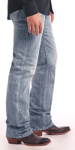 Double Barrel Straight Leg Jeans in Light Wash M0S2341 ROCK & ROLL DENIM