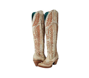 Women Corral boots | Orix with Cognac Stitching A4212