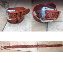 Load image into Gallery viewer, RANGER BELT COMPANY: TOOLED LEATHER BELT