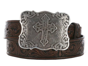 WOMEN’S NACONA BELT | TOOLED BELT BROWN  (N3483802)