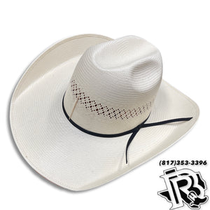 “ AZEL “ | MEN WESTERN COWBOY STRAW HAT 4 1/4 INCH BRIM