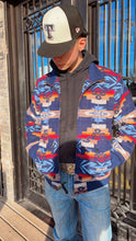 Load image into Gallery viewer, “ Wayne “ | ROCK&amp;ROLL MENS COTTON AZTEC BOMBER COAT OUTERWEAR RRMO92ZX3