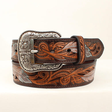 ARIAT: TOOLED LEATHER FEATHER A1034008
