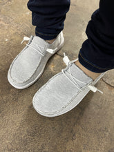 Load image into Gallery viewer, “ WENDY “ | WOMEN HEY DUDE STRETCH SLIP ON SHOE LIGHT GREY  121410705