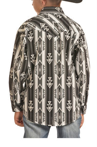 KID'S ROCK N ROLL BUTTON UP (B8S6578)