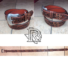 Load image into Gallery viewer, RANGER BELT COMPANY | TOOLED LEATHER TAN WB3971 FINAL SALE
