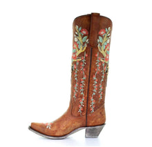 Load image into Gallery viewer, Corral Women&#39;s Deer Skull &amp; Floral Embroidery Cowgirl Boots A3620