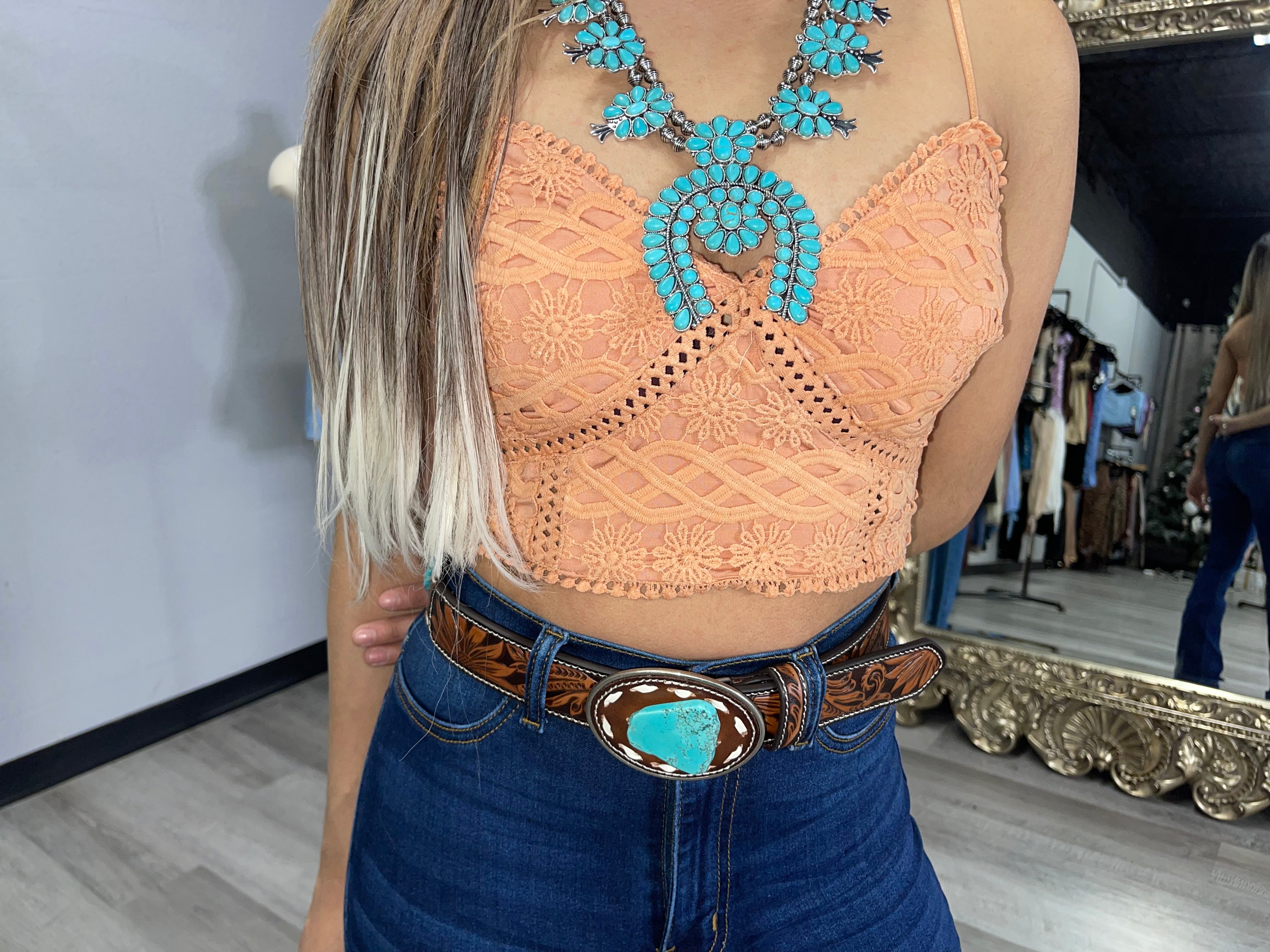 CROCHET LACE BRALETTE