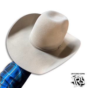“ Andres “ | MEN WOOL COWBOY HAT SILVER BELLY OPEN CROWN