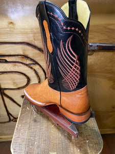 BR BOOTS: SMOOTH OSTRICH COGNAC (panza de avestruz cognac)