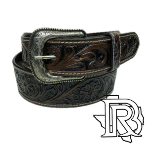 BR Tooled Leather belt