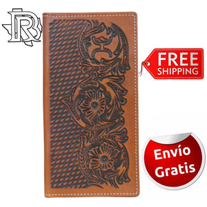 HOOEY Rodeo Wallet Tooled leather