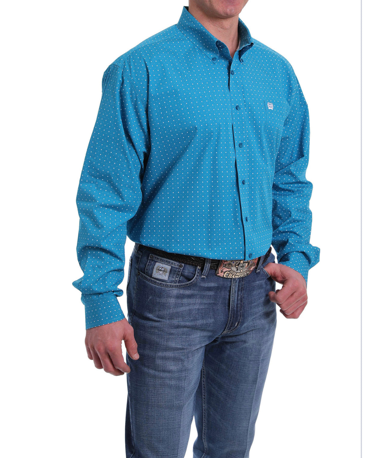 CINCH MENS LOMG SLEEVE PRINT - TUR MTW1104963