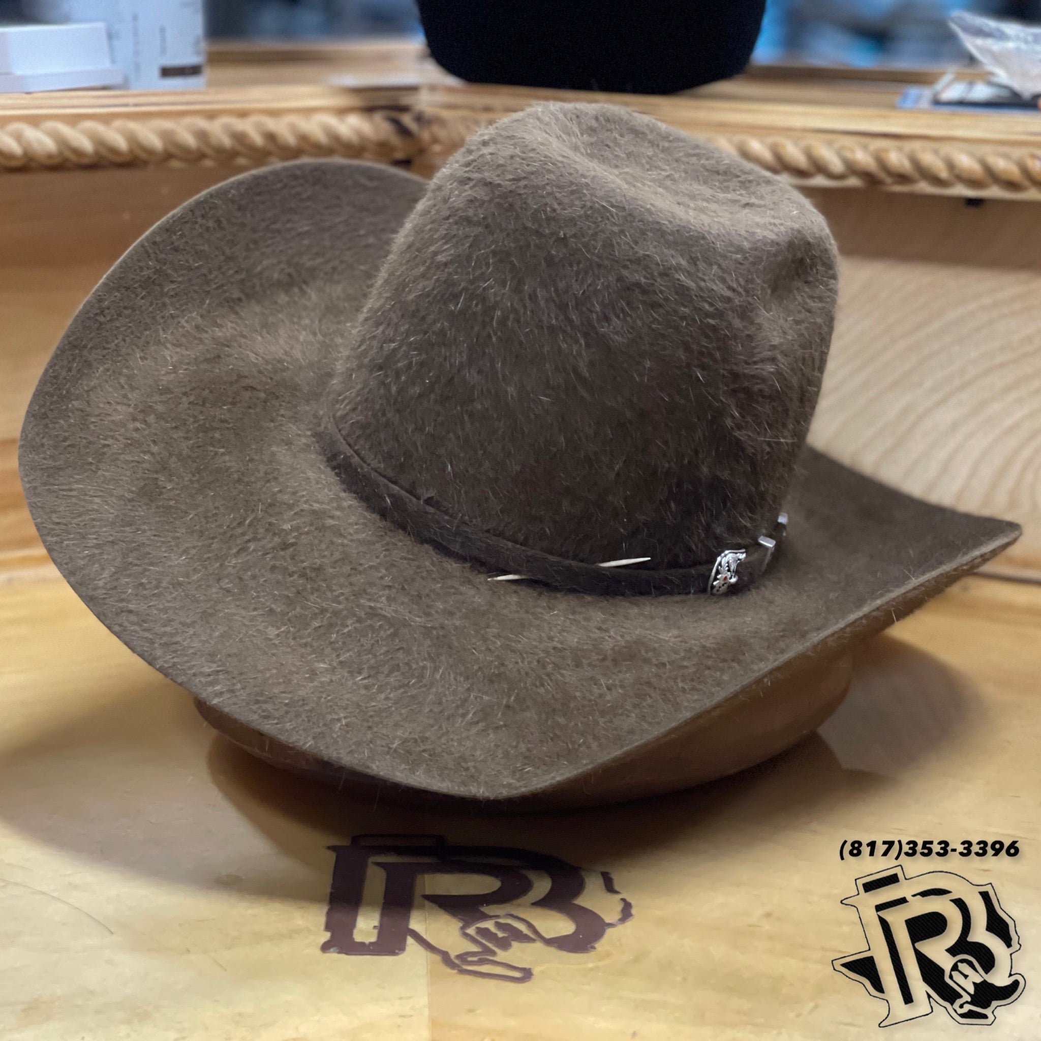 20X Chocolate Grizzly | American Hat Felt Cowboy Hat 6 7/8